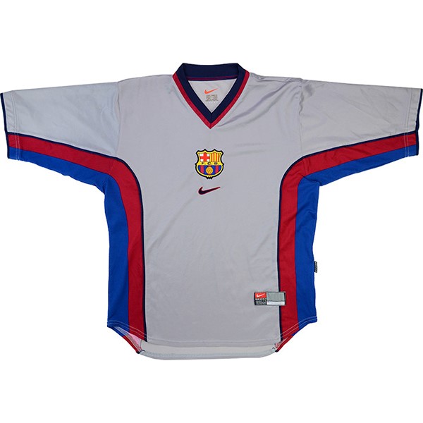 Tailandia Camiseta Barcelona 2nd Retro 1998 2001 Gris